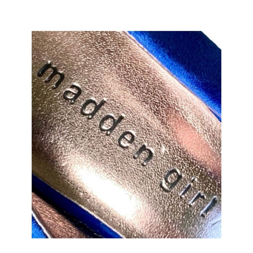 Madden Girl Faux Suede Hidden Platform High Heels in Cobalt Blue Women’s 8 - Picture 6 of 7